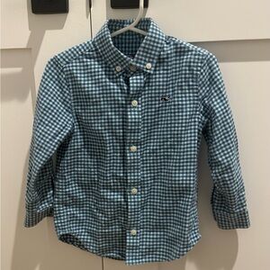 Vineyard Vines Flannel Checkered Button Down Shirt